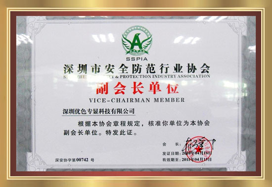 安防（fáng）協會副會長單位